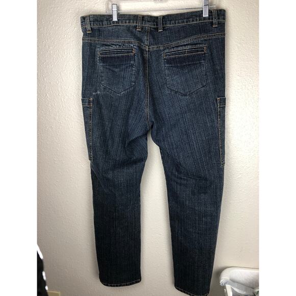 Vintage Y2K Venezia Carpenter Utility Denim Straight Leg High Rise Jeans - Picture 8 of 15